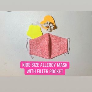 🆕Handmade Mask for Girls w/filter Pocket